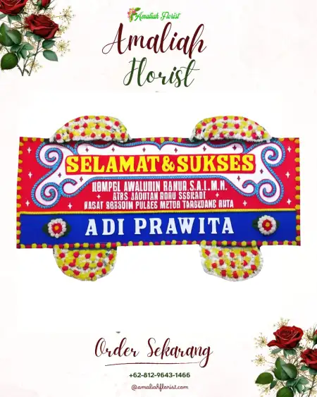 Papan Bunga Ucapan Selamat Hotel Wedding Bogor